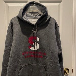 Springfield College Lacrosse UA fleece hoodie